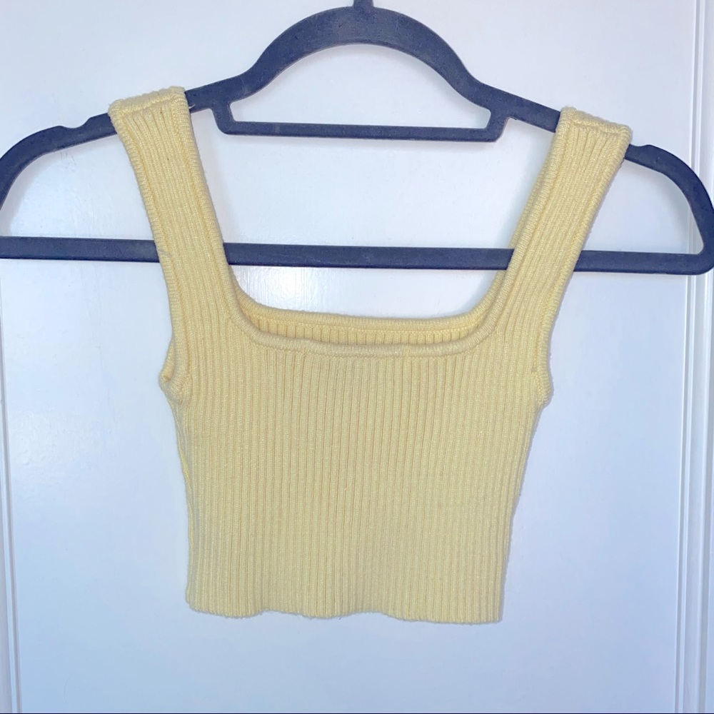 Zara Ribbed Crop Top - Picture 2 of 4